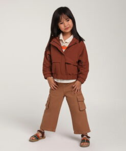 Kız Çocuk Kapüşonlu Ceket