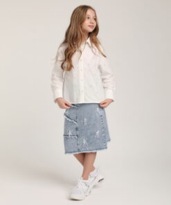 Kız Çocuk Beyaz Gömlek