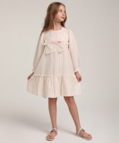 Kız Çocuk Çizgili Elbise