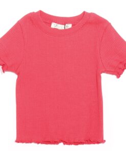 Kız Çocuk Fitilli Basic Tişört