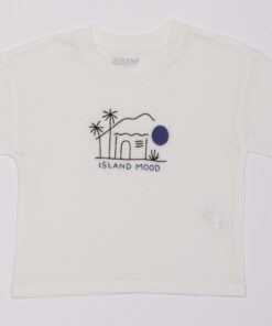 Unisex Çocuk "Island Mood" Baskılı Tişört